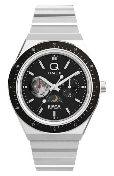Timex X Nasa The Q Collection 40mm Watch In Green