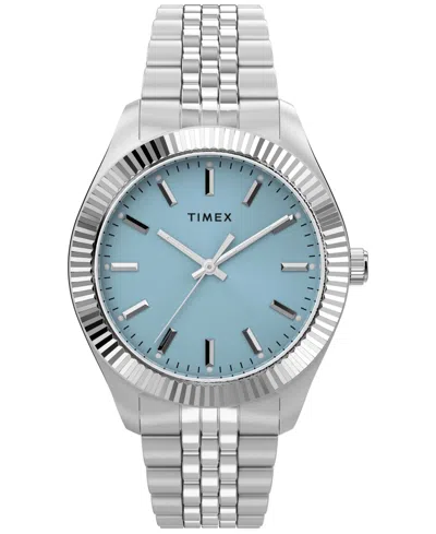 Timex Quartz Analog Legacy Silver-tone Stainless Steel Watch 36mm