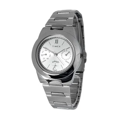 Timex Stainless Steel Mens Watch In Silver