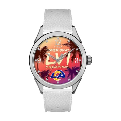Timex Super Bowl Nfl 2022 La Rams Unisex Watch Yz In Gray