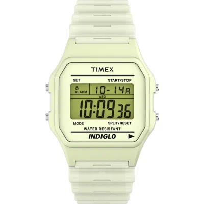 Timex ® T80 Digital Glow In Off White