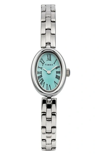 Timex ® Transcend Mesh Strap Watch & Bracelet Set, 31mm In Metallic