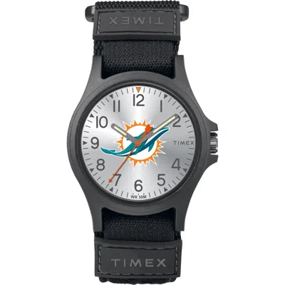 Timex Tribute Miami Dolphins Unisex Watch In Black