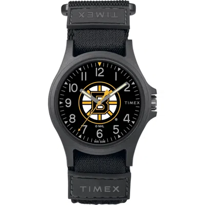 Timex Tribute Nhl Boston Bruins Base Styles Mens Watch In Black