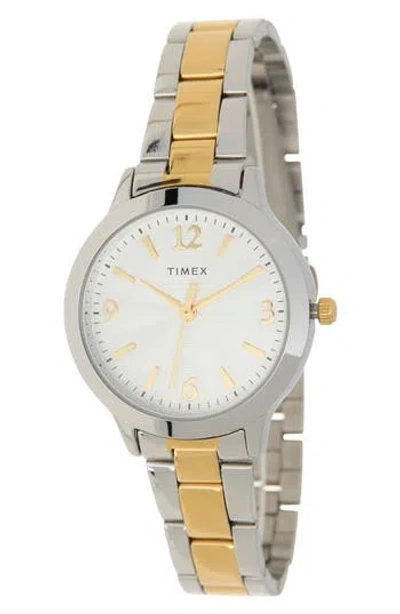 Timex ® Two-tone Bracelet Watch, 32mm