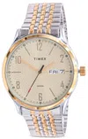 Timex Two-tone Mens Watch In Metallic