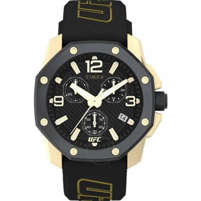Timex Ufc Icon Chronograph Quartz Black Dial Men's Watch Tw2v58500