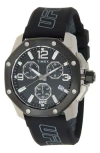 Timex ® Ufc Icon Chronograph Silicone Strap Watch, 45mm