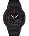 Timex Ufc Men's Quartz Colossus Resin Black Watch, 45mm In Black