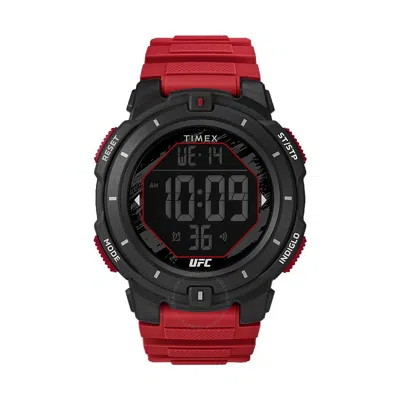 Timex Ufc Rumble Alarm Quartz Digital Men's Watch Tw5m59800 In Pink