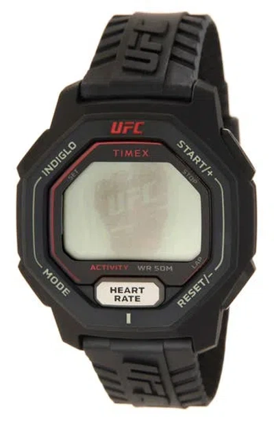 Timex ® Ufc Spark Alarm Quartz Digital Watch, 46mm