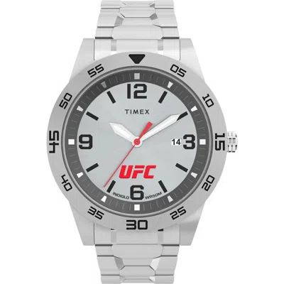 Timex Ufc Street Quartz Silver Dial Men's Watch Tw2v56300 In Metallic