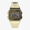Timex Unisex Adult Gold Tone Stainless Steel Bracelet Watch Tw2r79200yb In Transparent