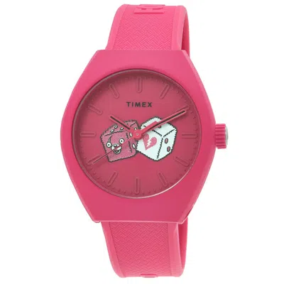 Timex Urban Pop X Fortnite Quartz Pink Dial Unisex Watch