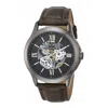Timex Viewpoint Brown Leather Mens Watch