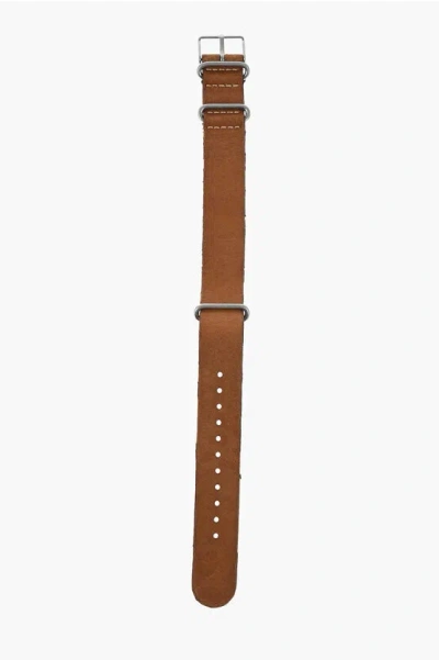 Timex Vintage Effect Leather Slip-through Watch Strap 19mm