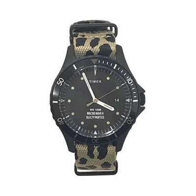 Timex Wacko Maria Quartz Black Dial Unisex Watch Tw2v49100 In Multi
