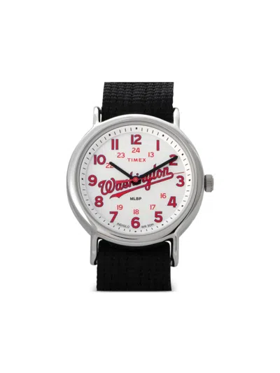 Pre-owned Timex Washington Nationals 38mm In White
