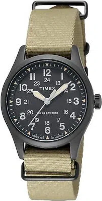 Pre-owned Timex [] Watch Expedition North Field Post Solar 36mm Tw2v00400 Men's Khaki