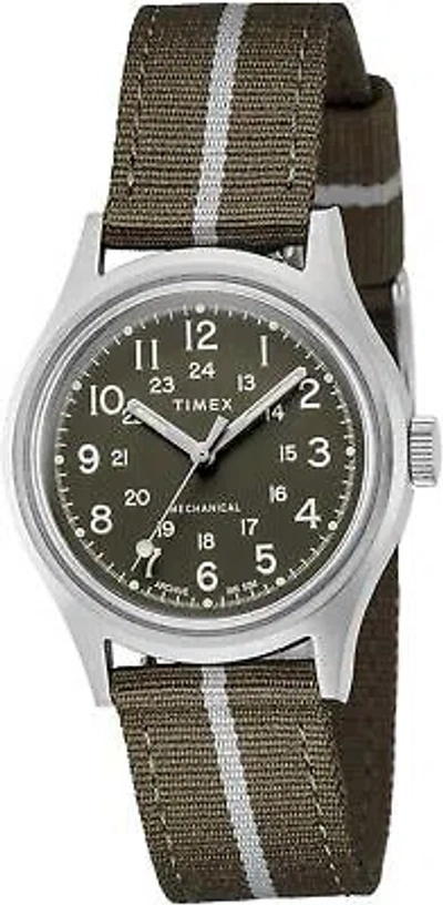 Pre-owned Timex [] Watch Mk1 Mechanical Camper Green Dial Hand-wound 36mm Tw2u69000