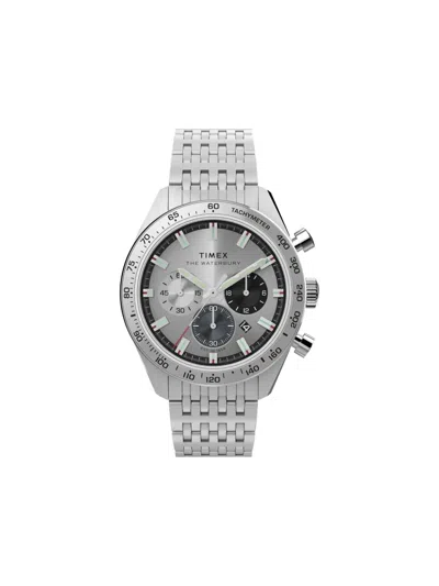 Timex Waterbury Chronograph 41mm In Grey