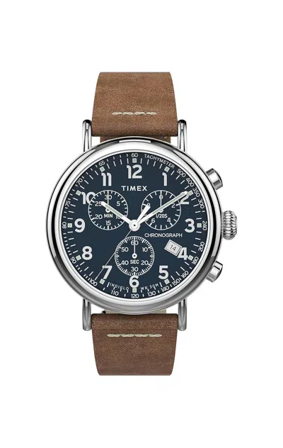 Timex Waterbury Chronograph Leather Mens Watch