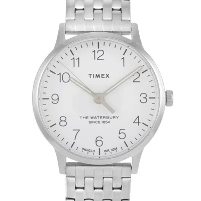 Timex Waterbury Classic 36 Mm Stainless Steel Watch Tw2r72600 In Multi
