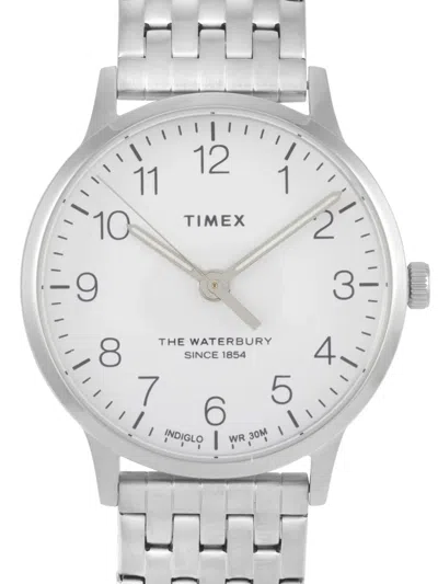 Pre-owned Timex Waterbury Classic 36mm In White