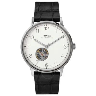 Timex Waterbury Classic Automatic Men's Watch Tw2u11500 In Black