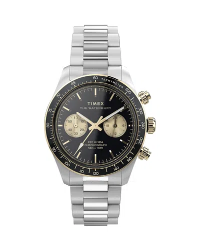 Timex Waterbury Heritage Chronograph, 39mm In Gray