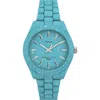 Timex ® Waterbury Ocean Recycled Plastic Bracelet Watch, 37mm In Blue/blue/blue