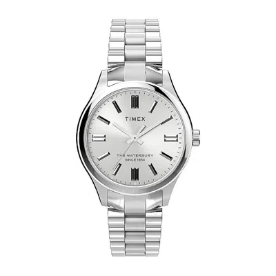 Timex Waterbury Quartz Silver Dial Ladies Watch Tw2w40500 In Metallic