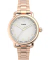 Timex Waterbury Standard Ladies Watch In Gold