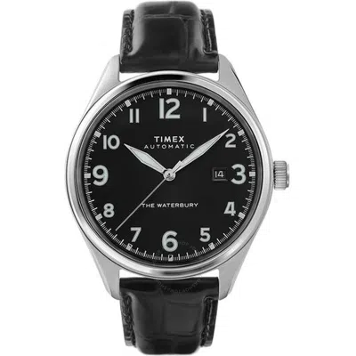 Timex Waterbury Traditional Automatic Black Dial Men's Watch Tw2t69600
