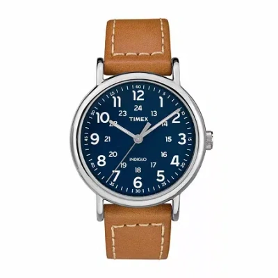 Timex Weekender 40mm Mens Brown Strap Watch-tw2r42500jt
