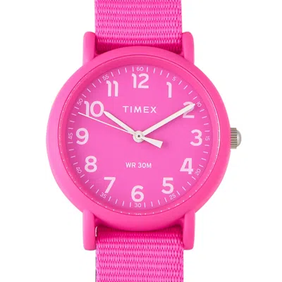 TIMEX WEEKENDER COLOR RUSH PINK WATCH TWG018100