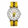 Timex Weekender Peanuts Peanuts Mens Yellow Strap Watch Tw2r41100jt In Yellow
