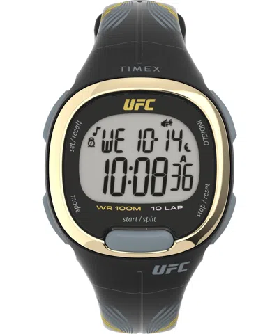 Timex Ufc Women's Quartz Takedown Resin Black Watch, 33mm