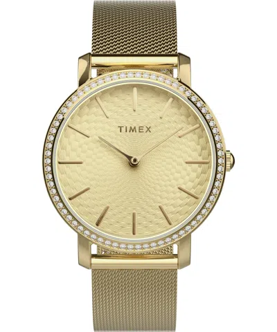 Timex Women's 34mm Quartz Watch In Gold