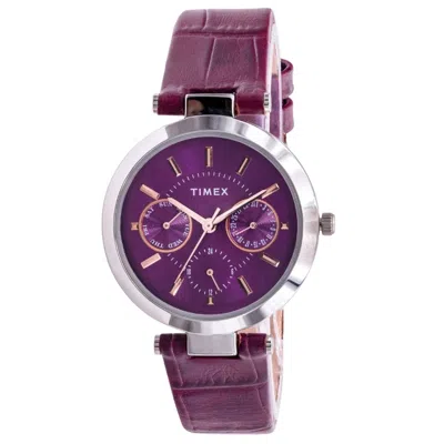 Timex Women's Classic Purple Dial Watch