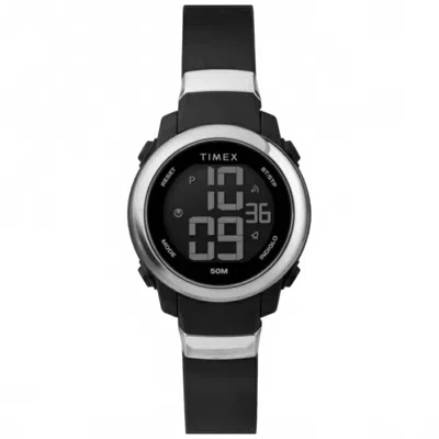 Timex Women's Digital Resin Strap Watch In Black