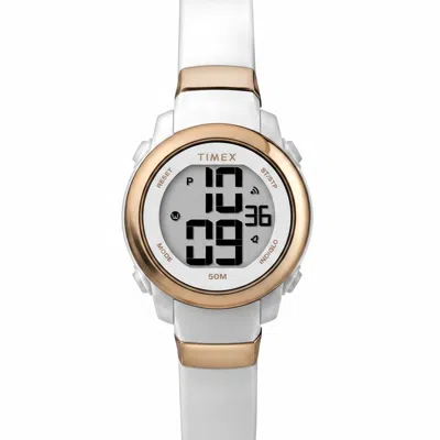 Timex Women's Digital Resin Strap Watch - White In Multi