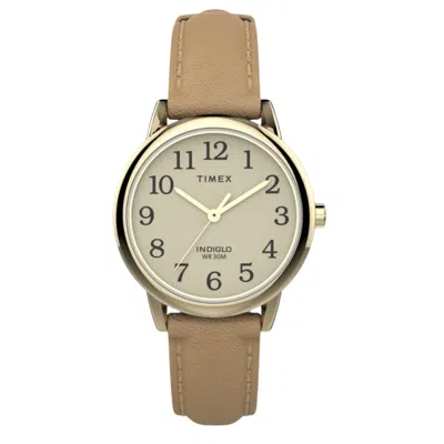 Timex Women's Easy Reader Beige Dial Watch In Sand