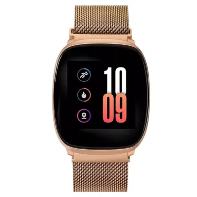 Timex Women's Iconnect Black Oval 36mm In Gold