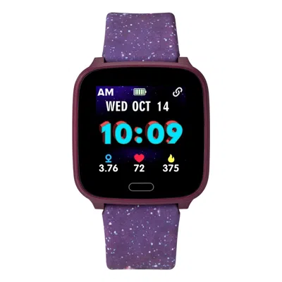Timex Women's Iconnect Black Square 37mm In Purple