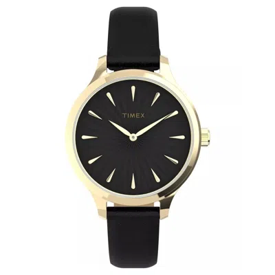 Timex Women's Peyton Black Dial Watch