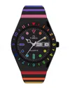 Timex Rainbow Black Dial Watch In Multi