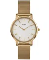 Timex ® Transcend Mesh Strap Watch, 34mm In Gold