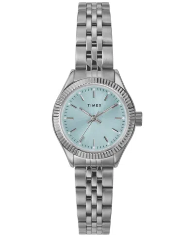Timex Women's Quartz Analog Silver-tone Stainless Steel Watch, 25mm
