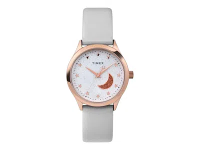 Pre-owned Timex Women's  Celestial Tw2v49400 Watch In Brass In Gold